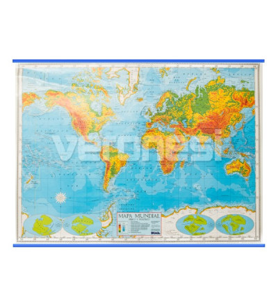 Mapa Fis./pol. Planisferio