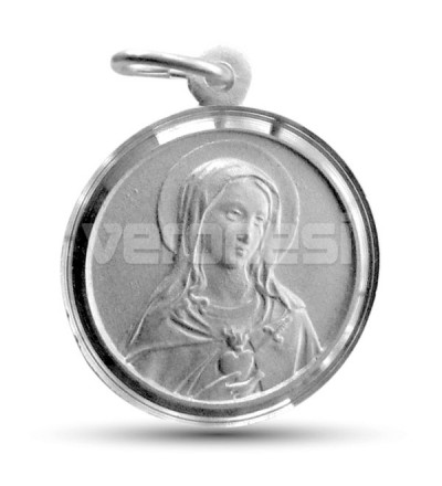 Medalla Alpaca Corazón De Maria