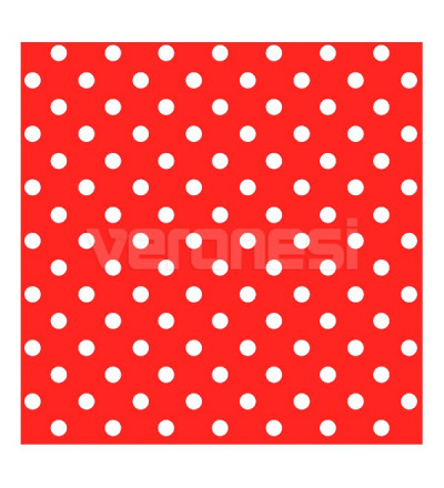Papel C/lunares Rojo