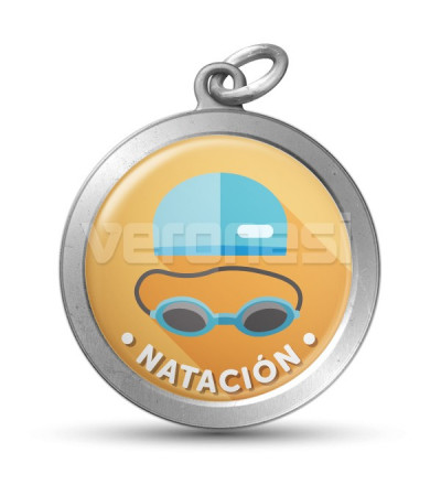 Medalla Resinada Natacion 32 Mm