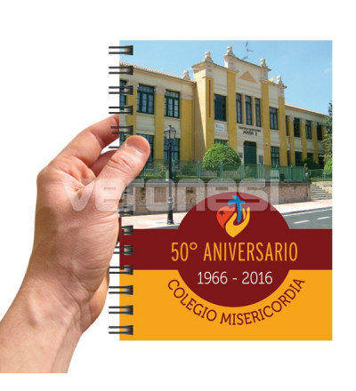 Agenda Personalizada 14.5 x 21 cm.