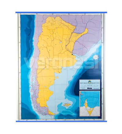 Mapa Mudo P/ Marcador Argentina