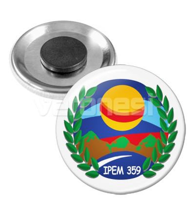 Boton Con Iman 4.5 Cm.