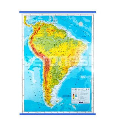 Mapa Fis./pol. America Del Sur