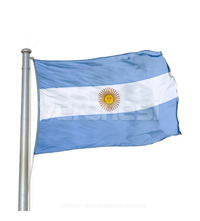 Bandera Flameo Arg. Con Sol 40x70