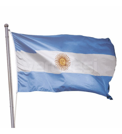 Bandera Flameo Arg. Con Sol 130x250