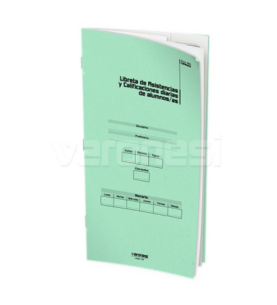 Libreta Profesor Cuat. C/asist.f.882