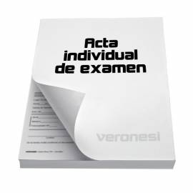 Acta Individual Examen F.884 B X 50
