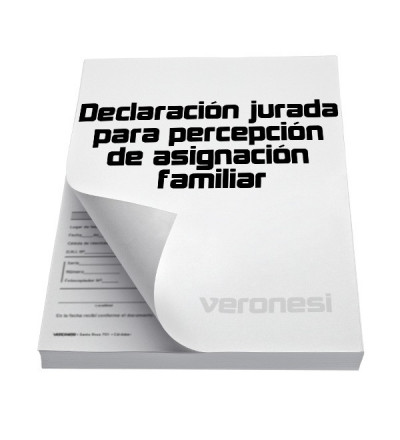 Decl.jurada Asignacion Familiar X 50
