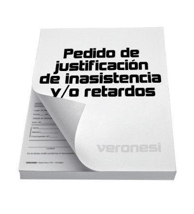 Pedido Just.inasistencia F.879 A X 50