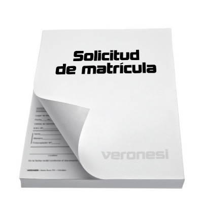 Solicitud Matricula F.862 X 50