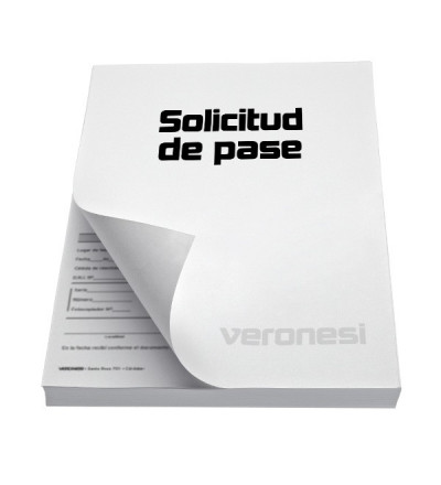 Solicitud Pase/tramite F.864 P X 50