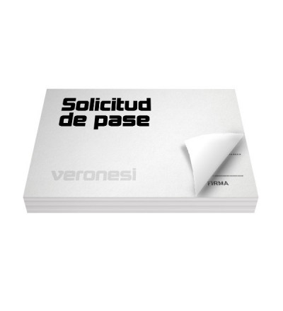 Solicitud Pase Primario F.sp X 50