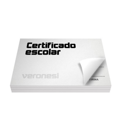 Certificado Escolar F.866 P X 50