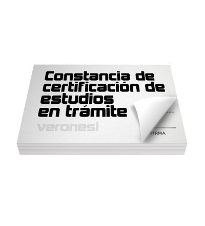 Constancia Certif.est.en Tramite F.866 A X 50