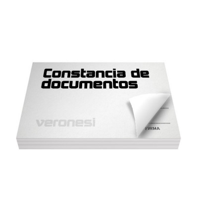 Constancia Documento F.867 X 50