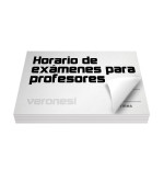 Horario Examen Profesor F.885 X 50