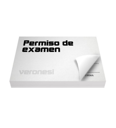 Permiso De Examen X 50