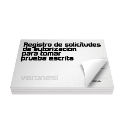 Registro Sol.prueba Escrita F.29 X 50