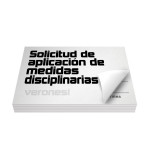 Solicitud Amonestaciones F. 883c  X 50