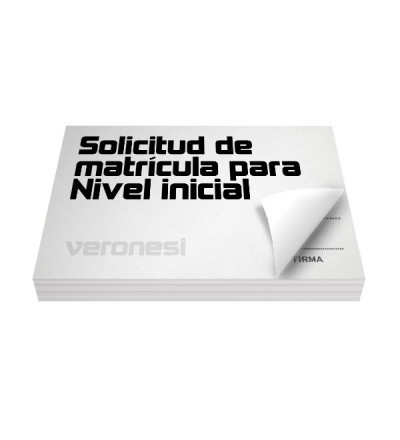 Solicitud Matricula Inicial F.561 X 50