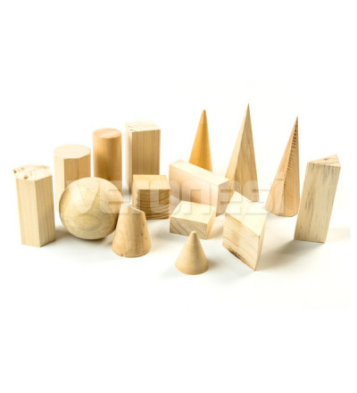 Cuerpos Geometricos Madera X 15