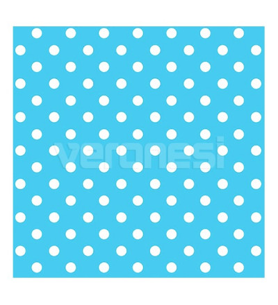 Papel C/lunares Celeste