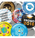 Boton C/prendedor 2.5 Cm.