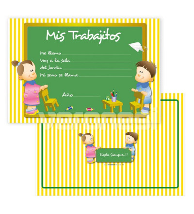 Caratula Salita 25x37 Cm.