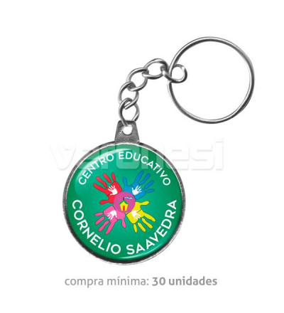 Llavero Resinado Circular