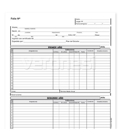 Libro Matriz 2 Años F.506