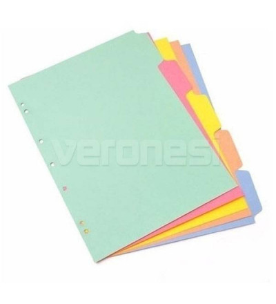 Separadores Colores Surtidos A4