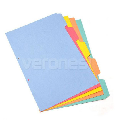 Separadores Colores Surtidos Oficio