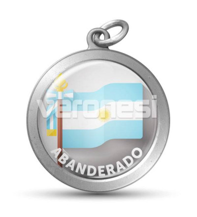 Medalla Resinada Abanderado Argentina