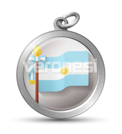 Medalla Resinada Bandera Argentina
