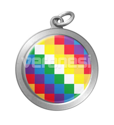 Medalla Resinada Whipala