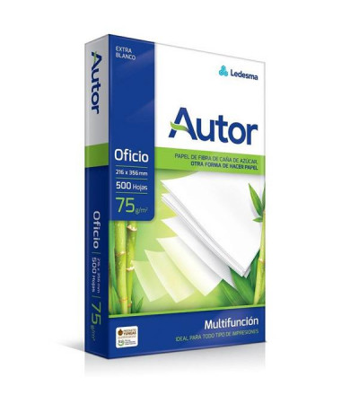 Resma Legal 75 Grs. 21,6x35,6 Cm.