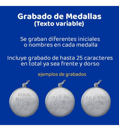 Grabado Eliminado Letra Variable