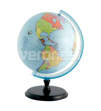 Globo Base Madera 30 Cm.