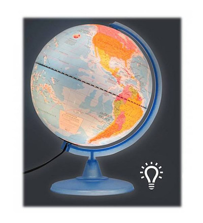 Globo Base Plastico Con Luz  20 Cm.