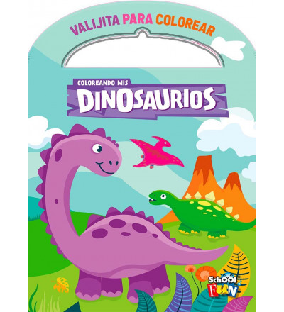 LIBRO VALIJITA DINOSAURIO