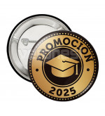 Boton C/prendedor Birrete 4.5 Cm.