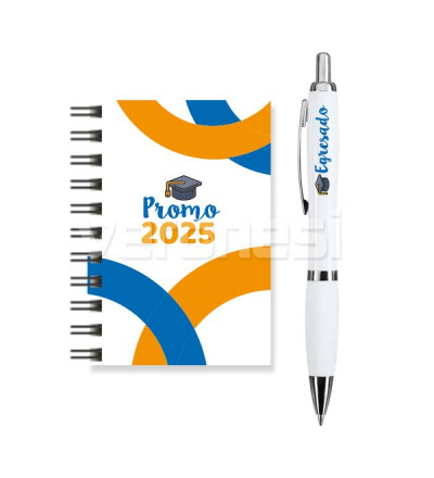 Promo Egresado (anotador+boligrafo)