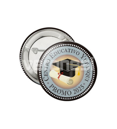 Boton prendedor personalizado Globo