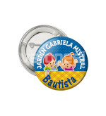 Boton prendedor Transporte C  Nombre Alumno 4.5 Cm