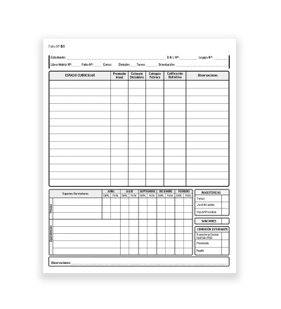 Registro Anual sin materias Nuevo Régimen