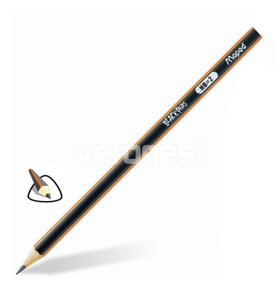 Lapiz Negro HB Nº 2 Maped