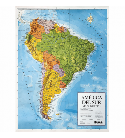 Mapa Politico America Del Sur