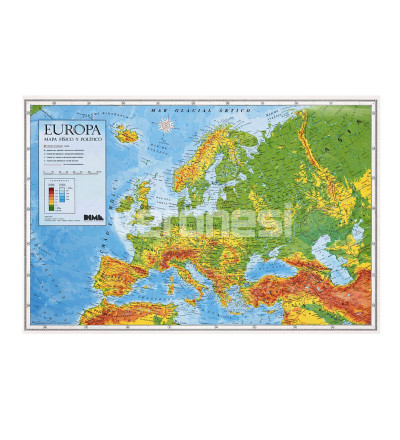 Mapa Fis./pol. Europa