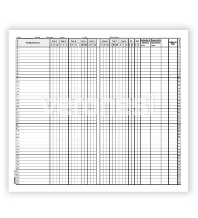 Libreta Profesor | Nuevo Régimen Académico